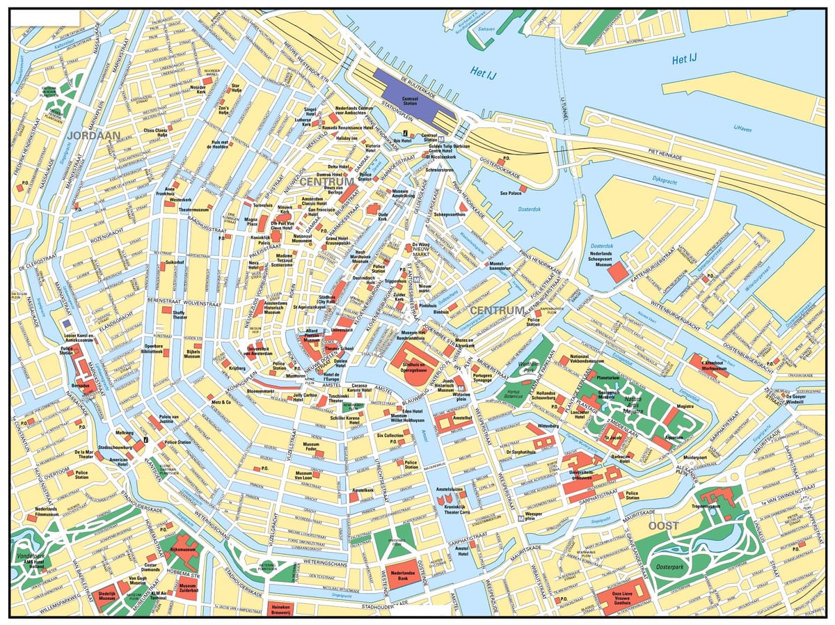 街道地的荷兰阿姆斯特丹
