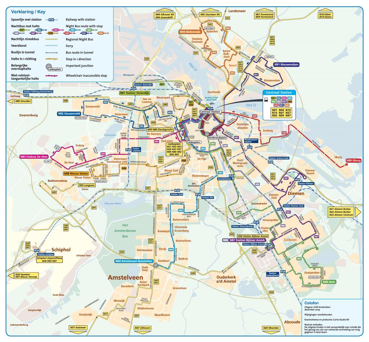 巴士阿姆斯特丹地图