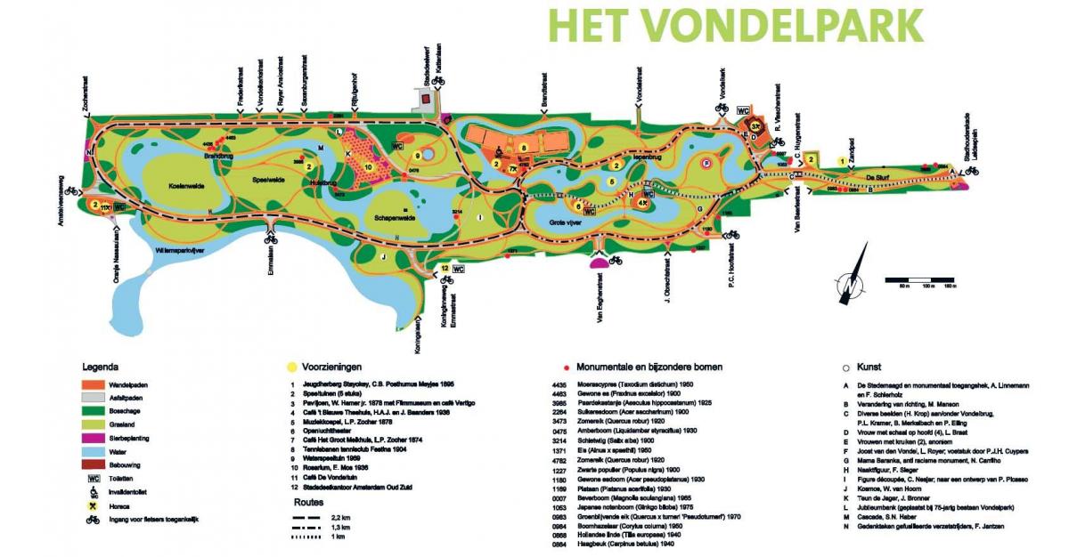 地图上的阿姆斯特丹的阿姆斯特丹
