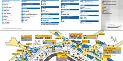 斯希普霍尔抵达的地图