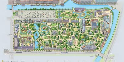 地图姆斯特丹动物园