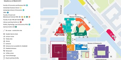 地图姆斯特丹大学