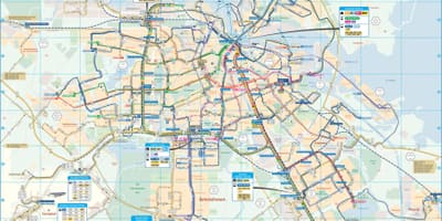 阿姆斯特丹的汽车路线图