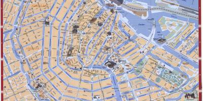 地图的市阿姆斯特丹