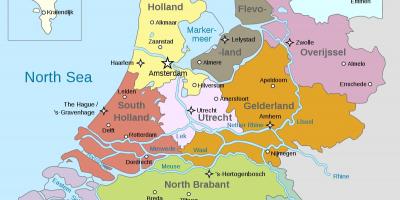 荷兰阿姆斯特丹地图