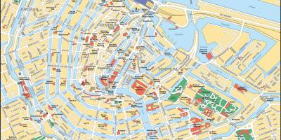 阿姆斯特丹市中心地图