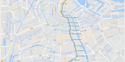 阿姆斯特丹的电车路线图4