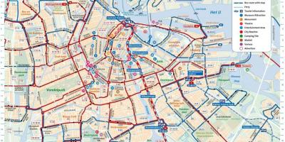 阿姆斯特丹城市交通地图